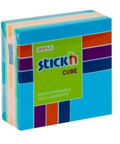 ΧΑΡΤΑΚΙΑ StickN ΚΥΒΟΣ ΜΙΝΙ ΧΡΩΜΑΤΙΣΤΟΣ ΑΣΟΡΤΙ 51Χ51 250Φ