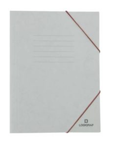 Prespan Ντοσιέ Με Λάστιχο για A4 ΓΚΡΙ