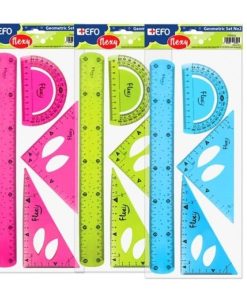Efo Χάρακες Σετ Νο2 4τμχ Flexy - 3 Χρώματα